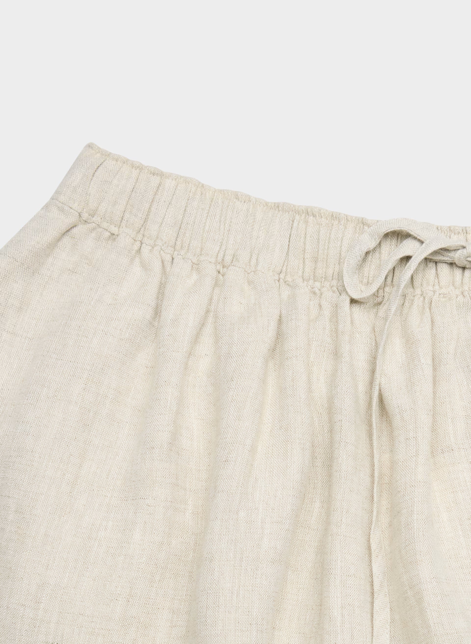 Socialite Linen Skirt - UNDYED ECRU