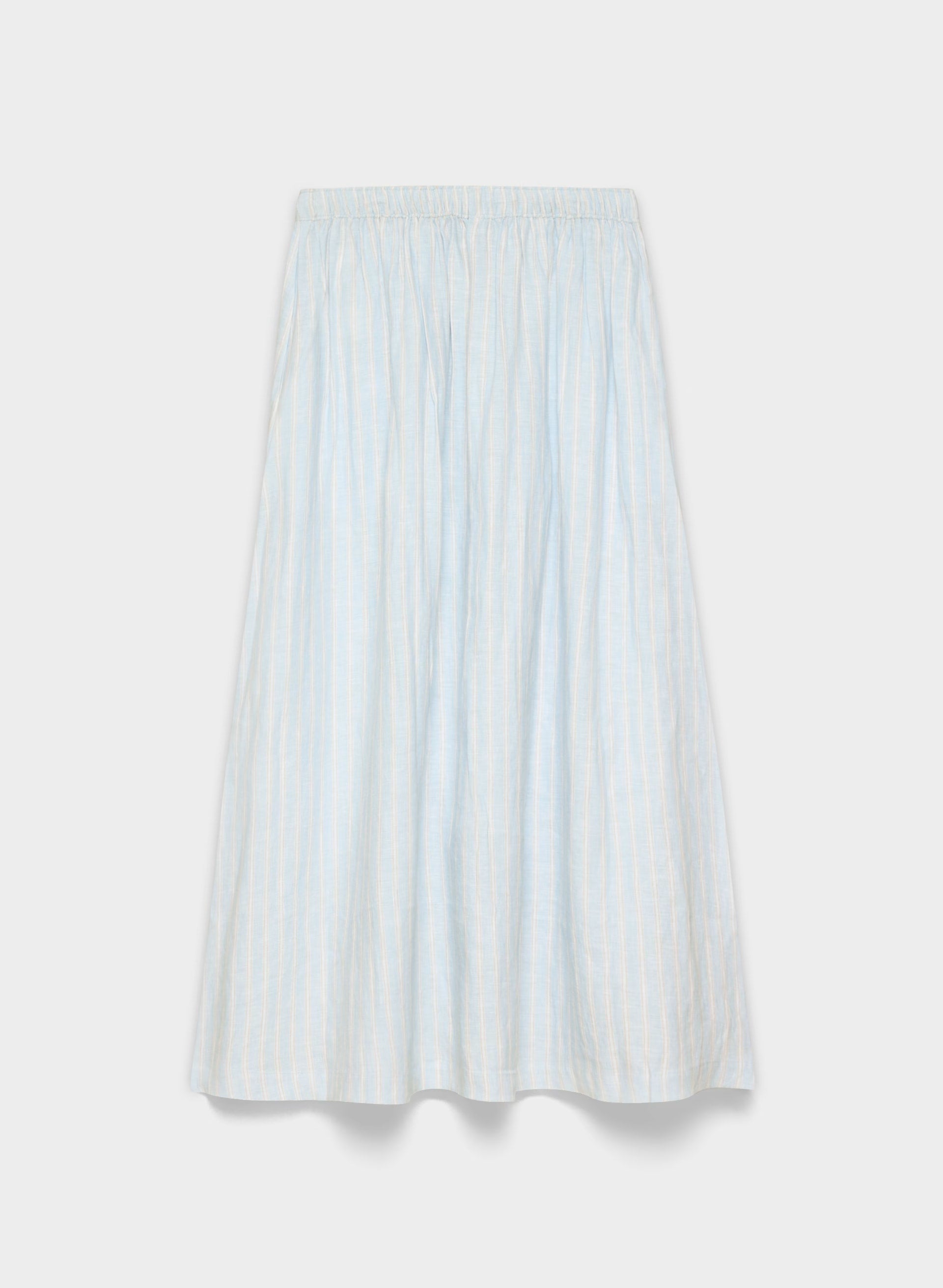 Socialite Linen Skirt - IDELLA STRP VILLBL/WH
