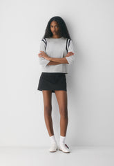 Bumper Cargo Skirt - LIVED-IN INK BLACK