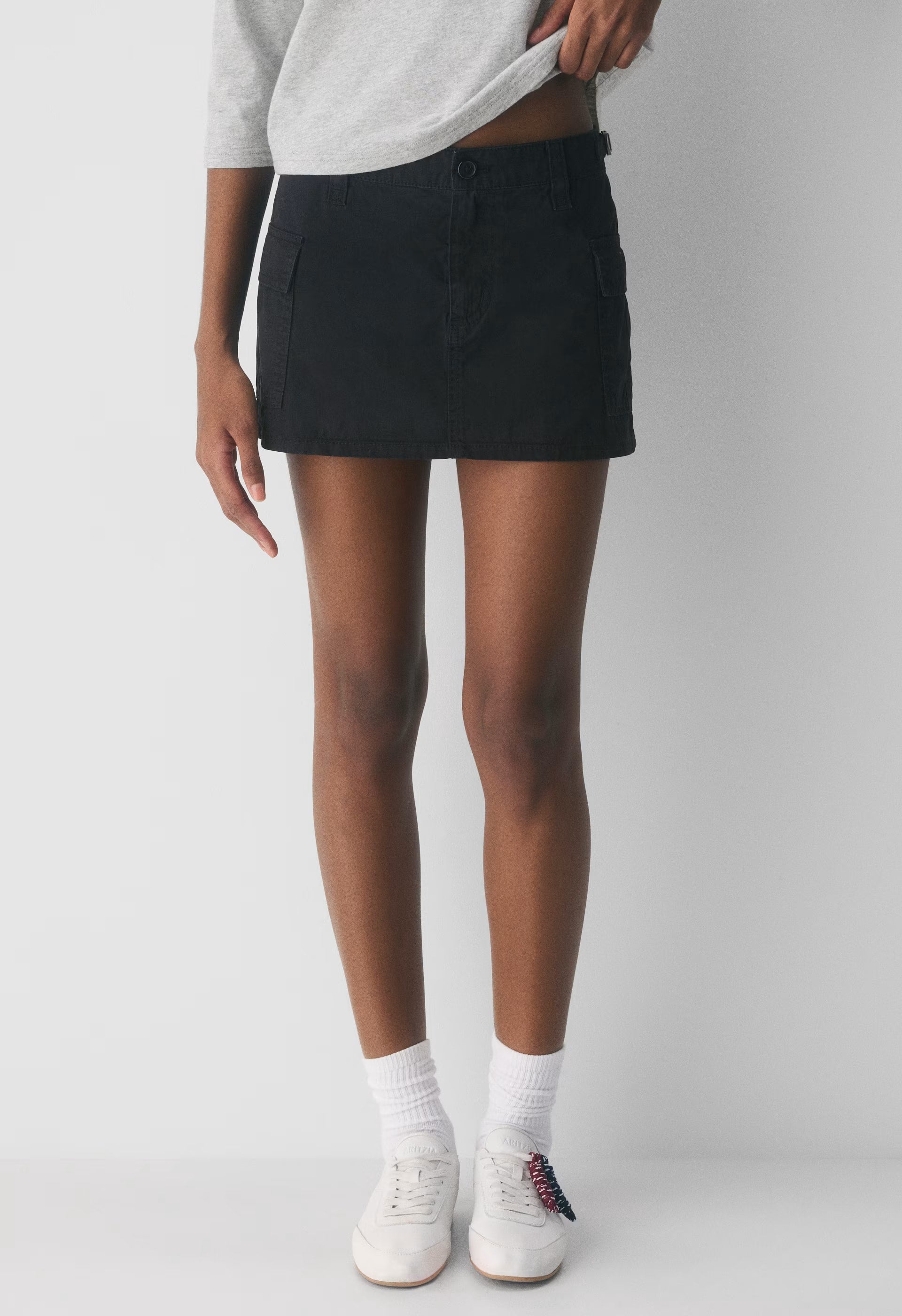 Bumper Cargo Skirt - LIVED-IN INK BLACK