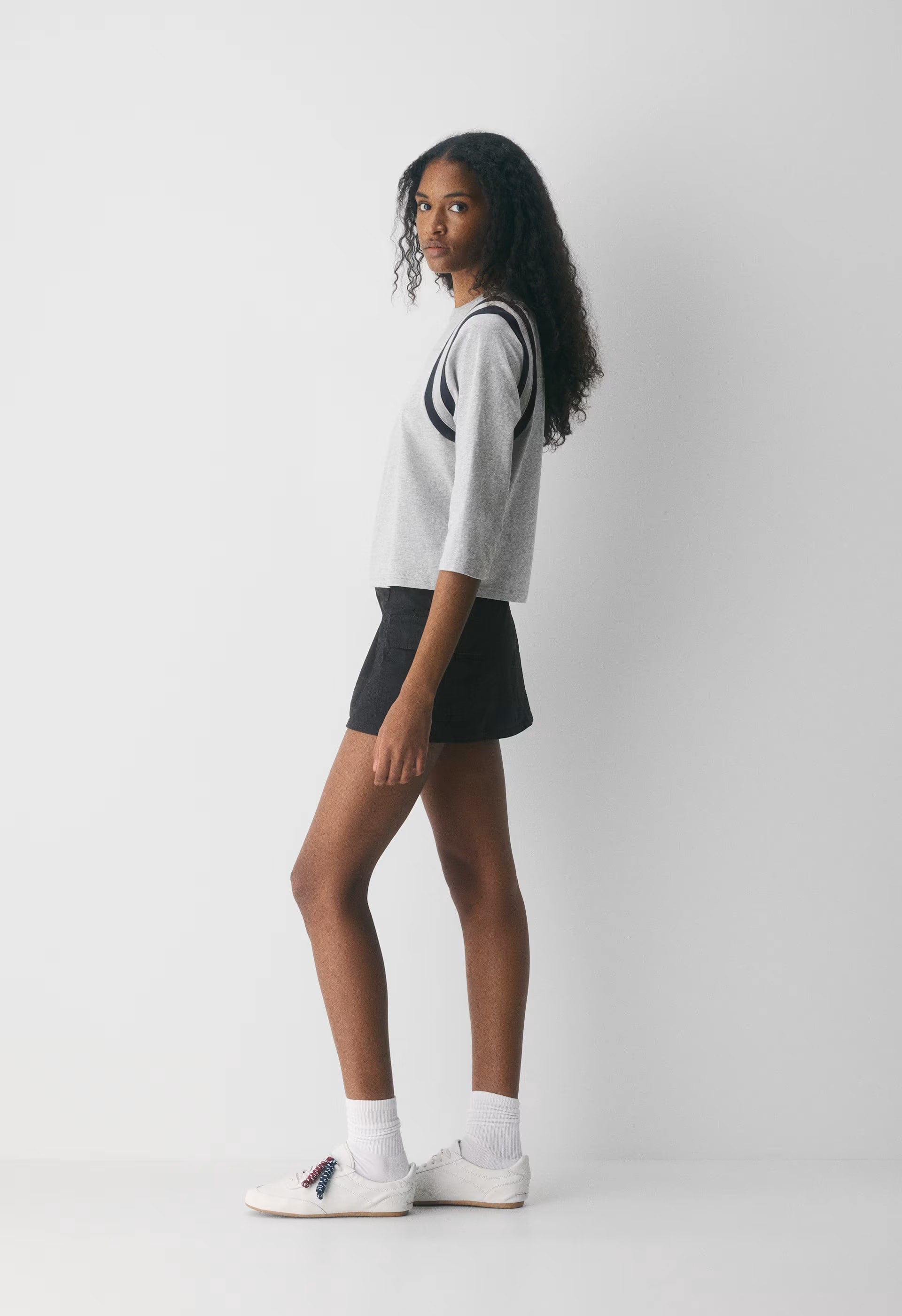 Bumper Cargo Skirt - LIVED-IN INK BLACK