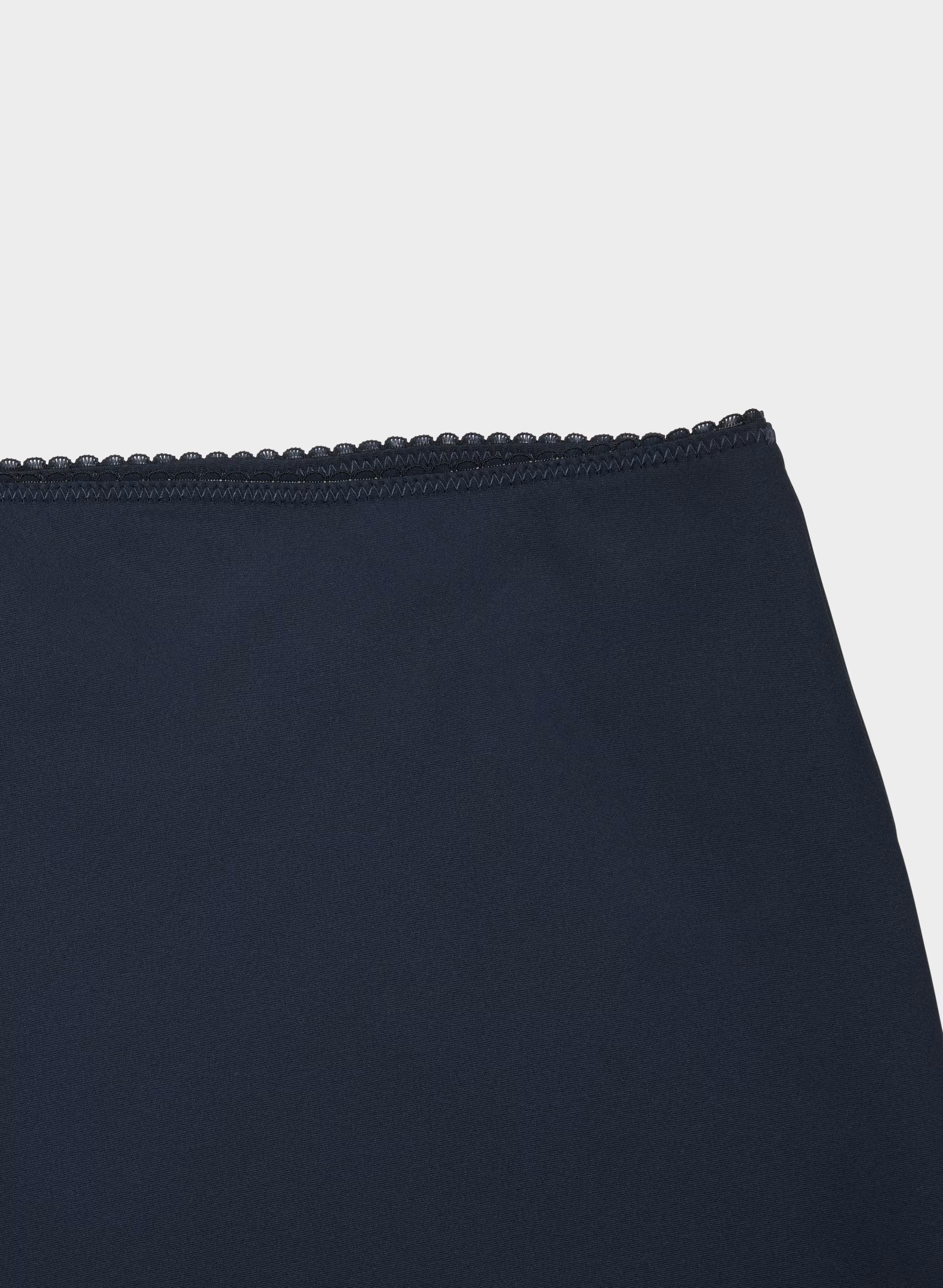 Smile Satin Skirt - ADMIRAL