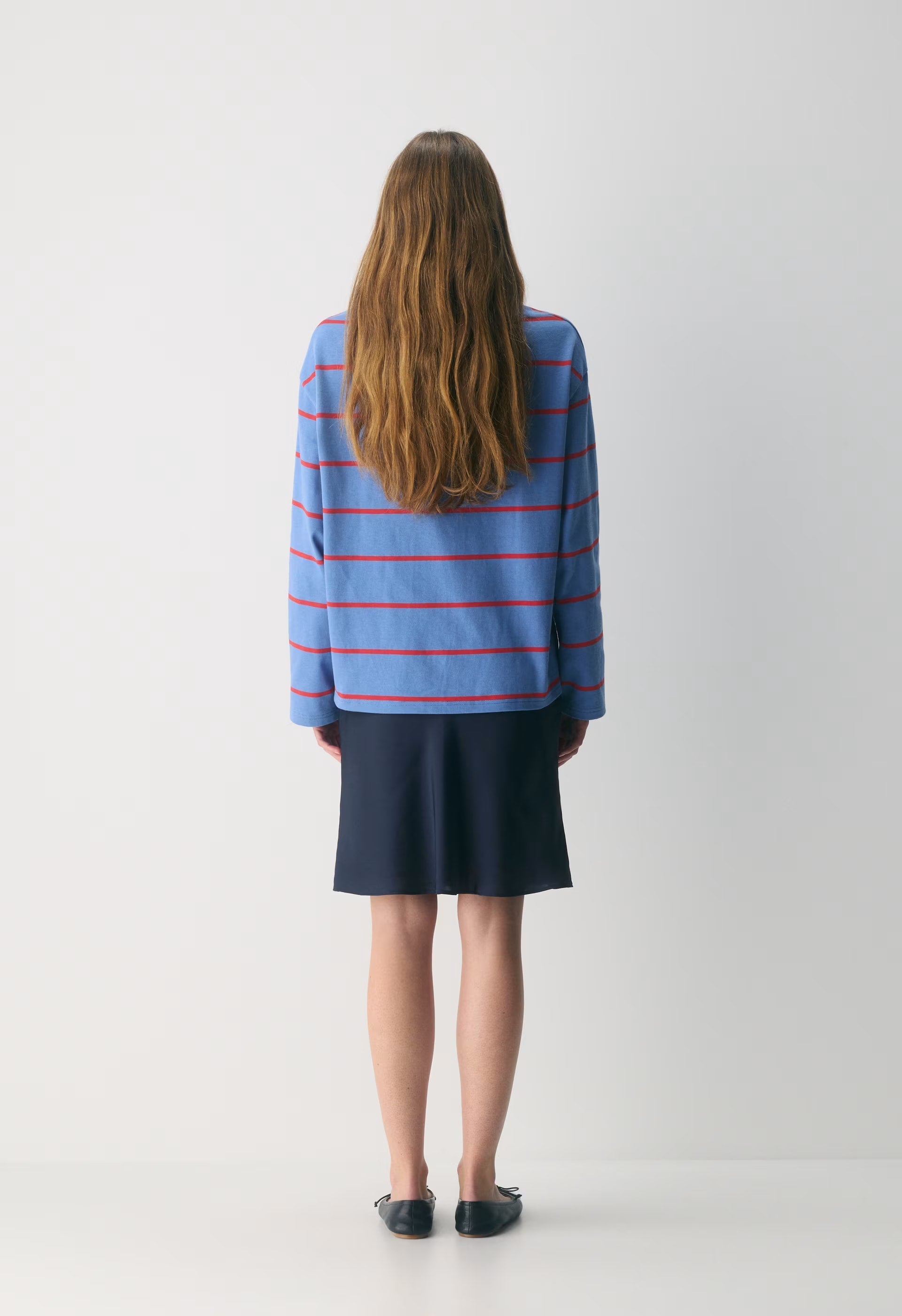 Smile Satin Skirt - ADMIRAL