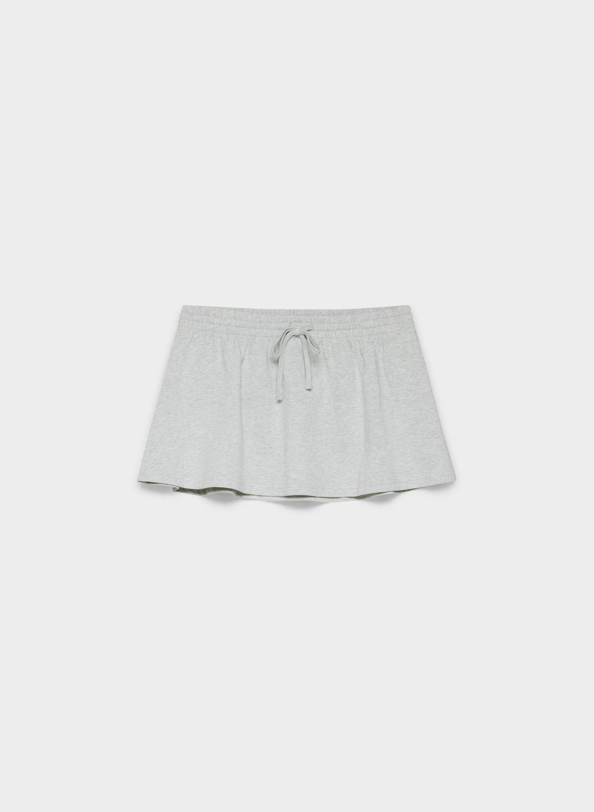 Mighty Cotton™ Ripple Skirt - HEATHER CHROME