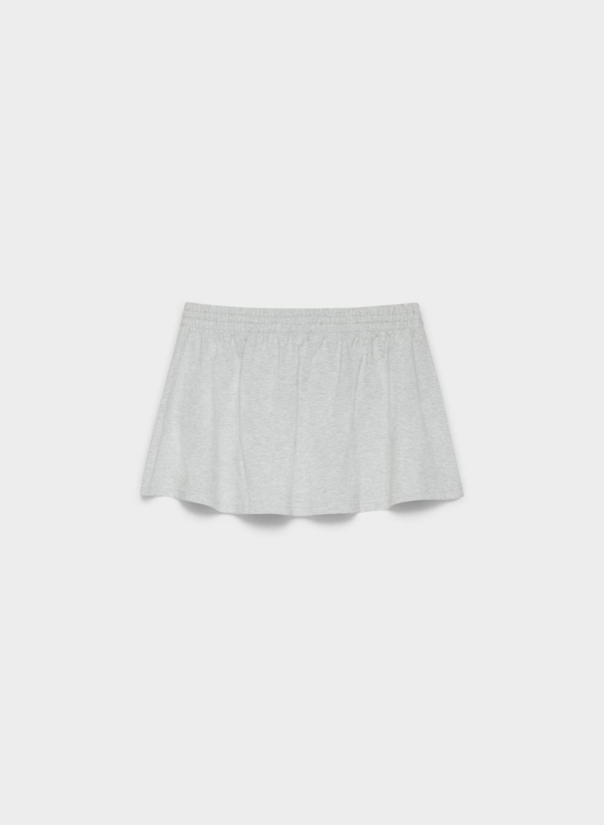 Mighty Cotton™ Ripple Skirt - HEATHER CHROME