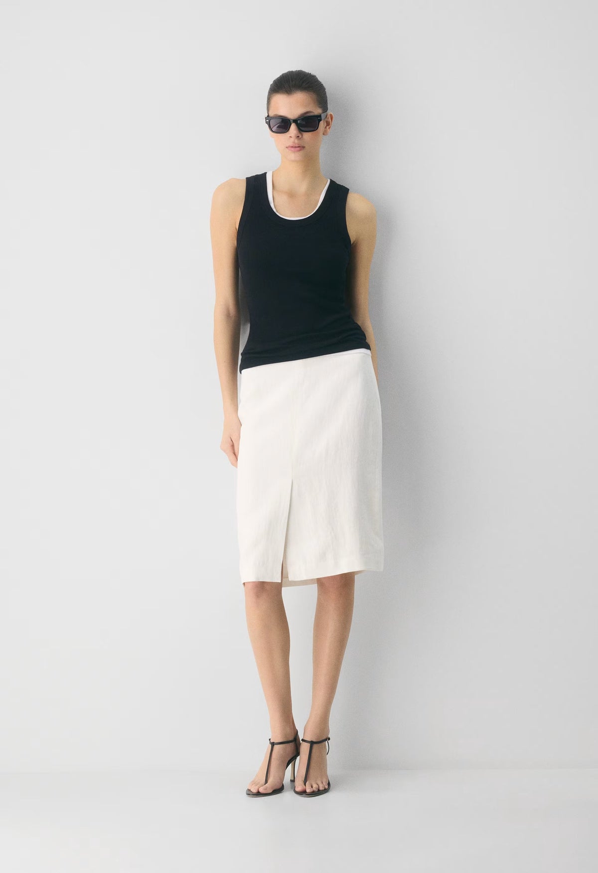 Yorkville Skirt - PowerLinen™ - LIGHT BIRCH