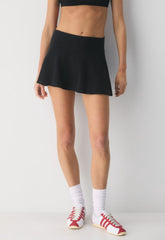 Homestretch™ Smooth Immediate Skirt - BLACK