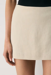 Roundup Linen Skort - COOL BEIGE