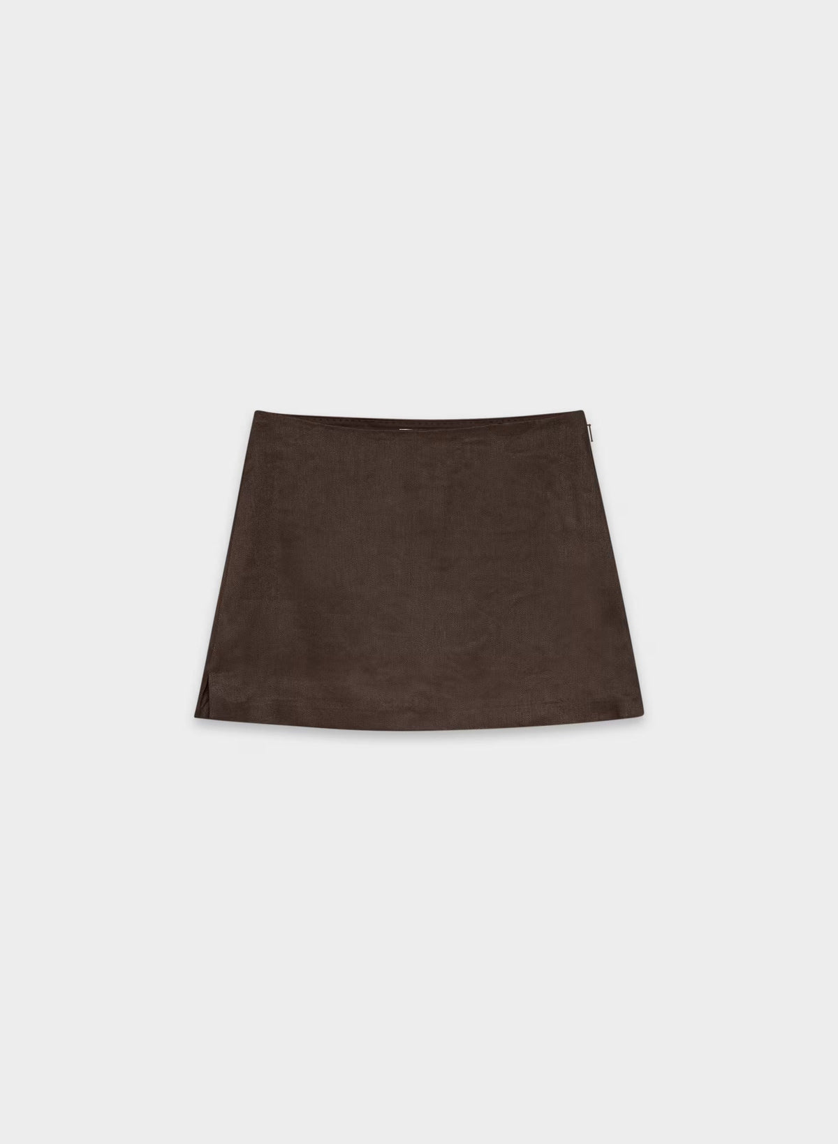 Roundup Linen Skort - RICH MOCHA BROWN