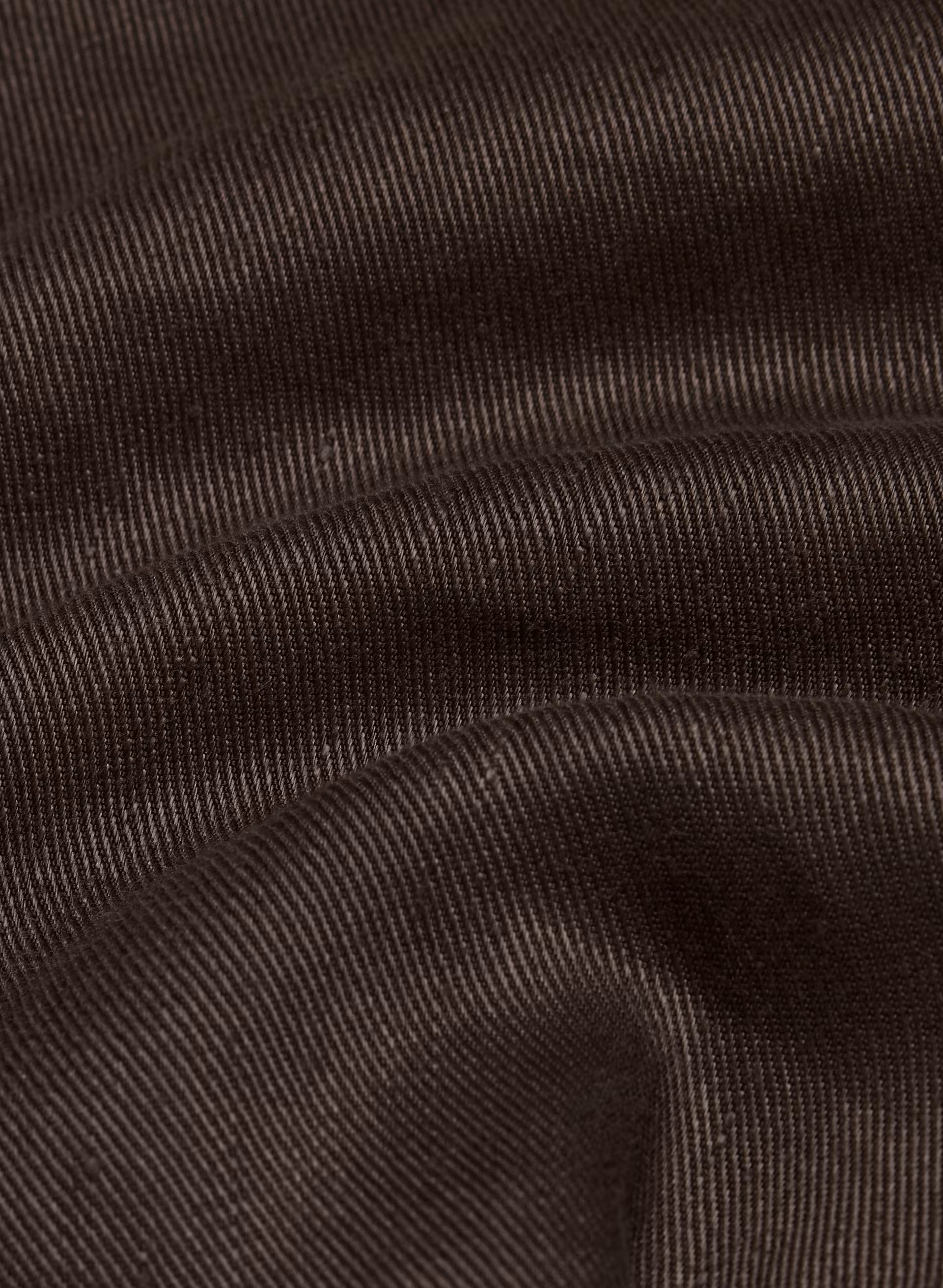 Roundup Linen Skort - RICH MOCHA BROWN