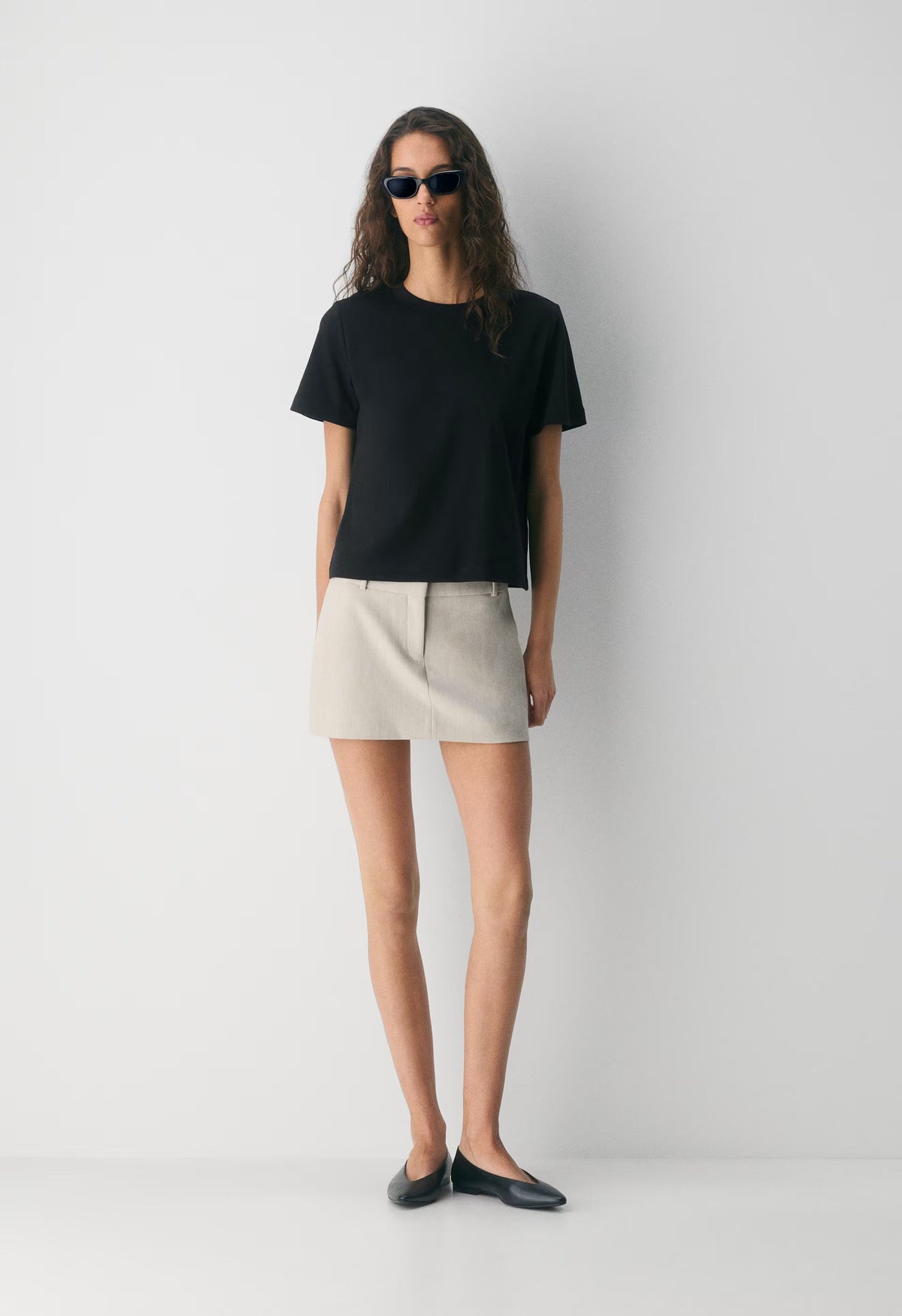 Chisel Micro Skort - Eversential™ - HEATHER MATTE PEARL
