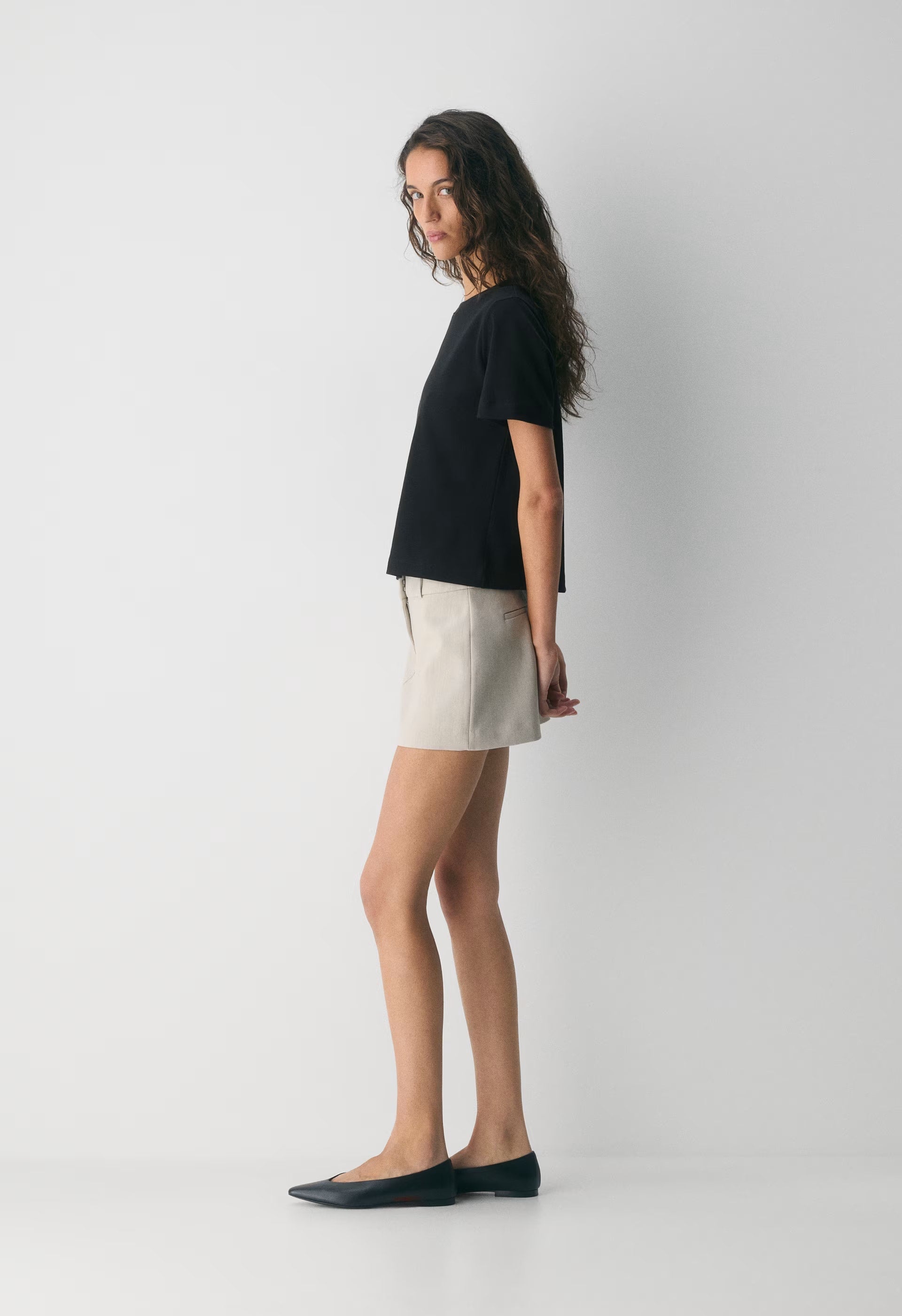 Chisel Micro Skort - Eversential™ - HEATHER MATTE PEARL