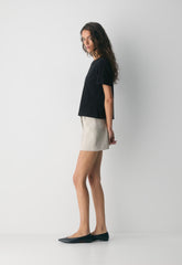 Chisel Micro Skort - Eversential™ - HEATHER MATTE PEARL