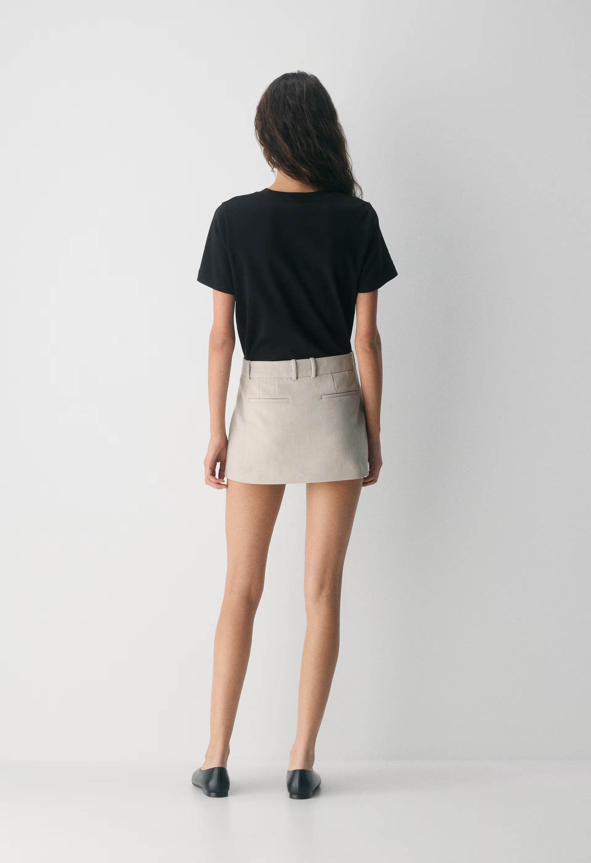 Chisel Micro Skort - Eversential™ - HEATHER MATTE PEARL