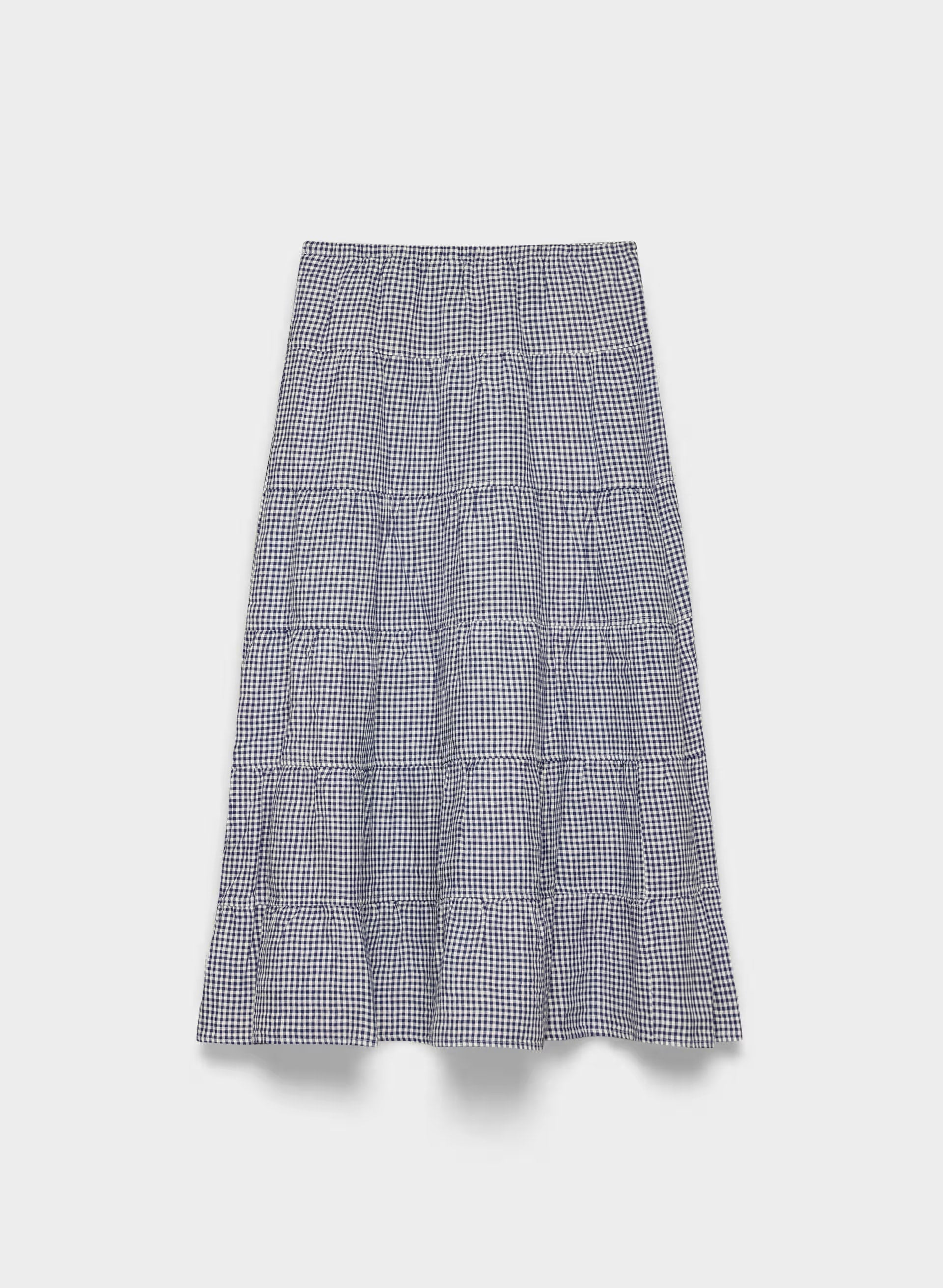 Bouquet Linen Skirt - SRPN CK LT BRH/HBR NVY