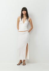 Smooth Matter™ Subscript Skirt - WHITE/ ADMIRAL