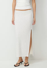 Smooth Matter™ Subscript Skirt - WHITE/ ADMIRAL