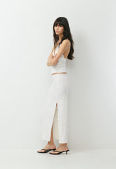 Smooth Matter™ Subscript Skirt - WHITE/ ADMIRAL