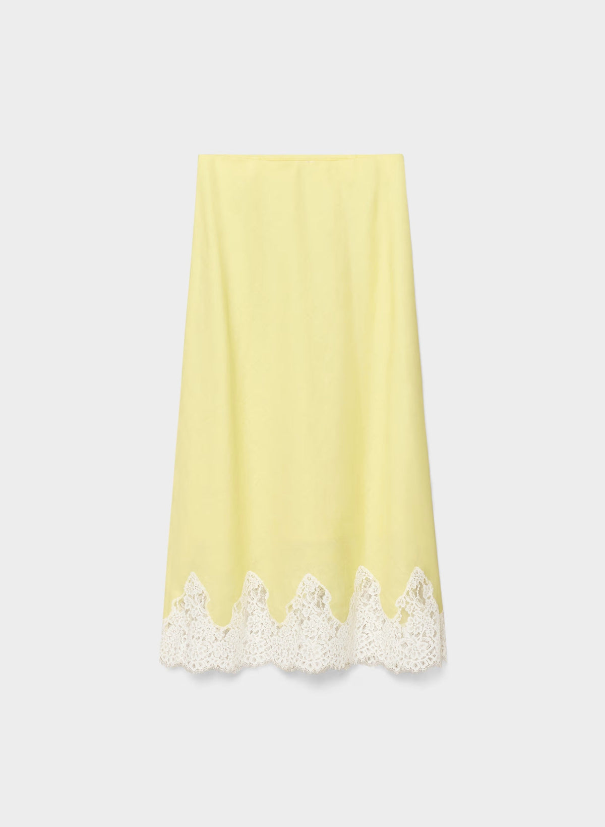 Henrietta Linen Skirt - LEMONADE/LIGHT BIRCH