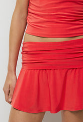 Smooth Matter™ Afters Skort - CHERRYBOMB RED
