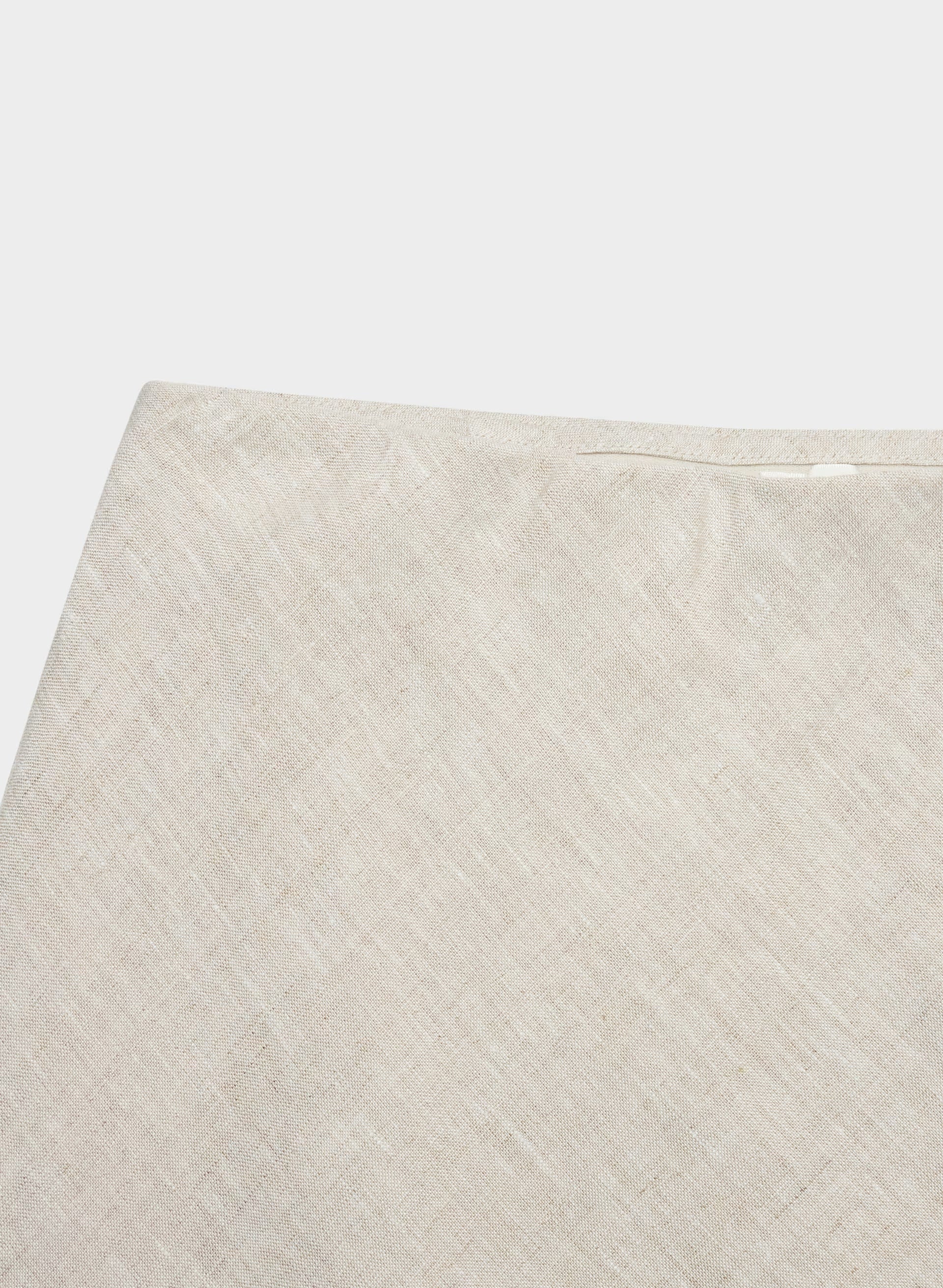 Henrietta Linen Skirt - UNDYED ECRU/LT BIRCH