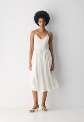 Tuberose Dress - LIGHT BIRCH