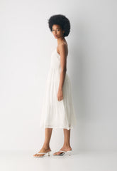 Tuberose Dress - LIGHT BIRCH