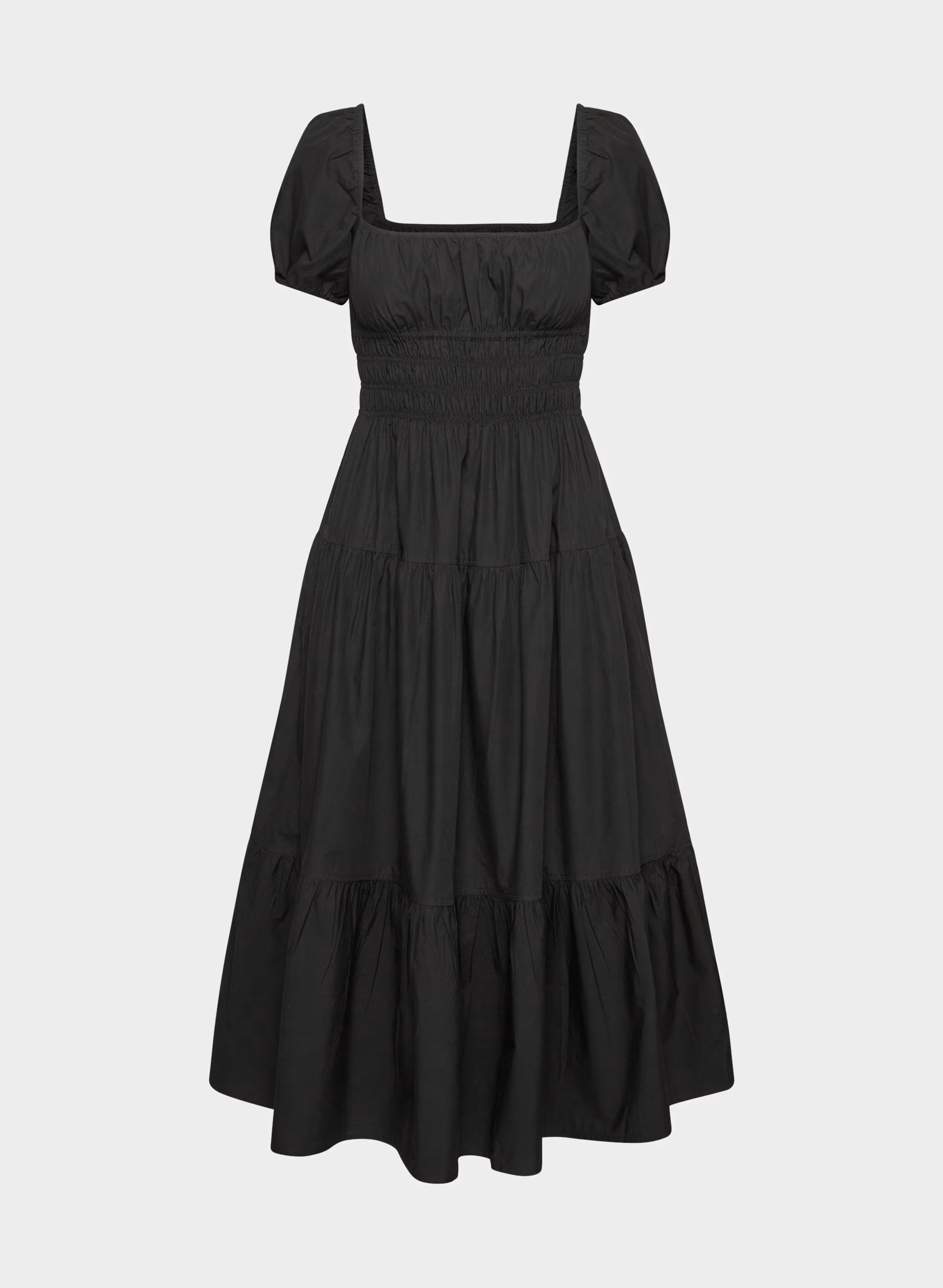 Allegoria Poplin Dress - BLACK