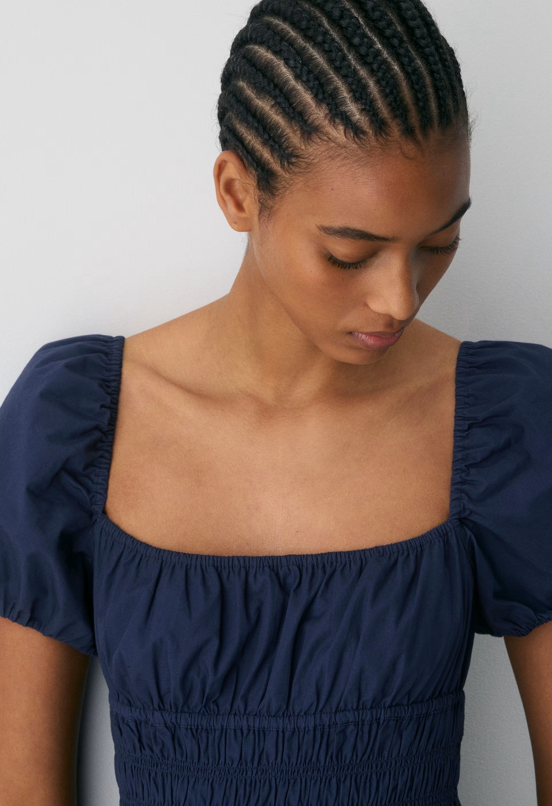 Allegoria Poplin Dress - HARBOUR NAVY