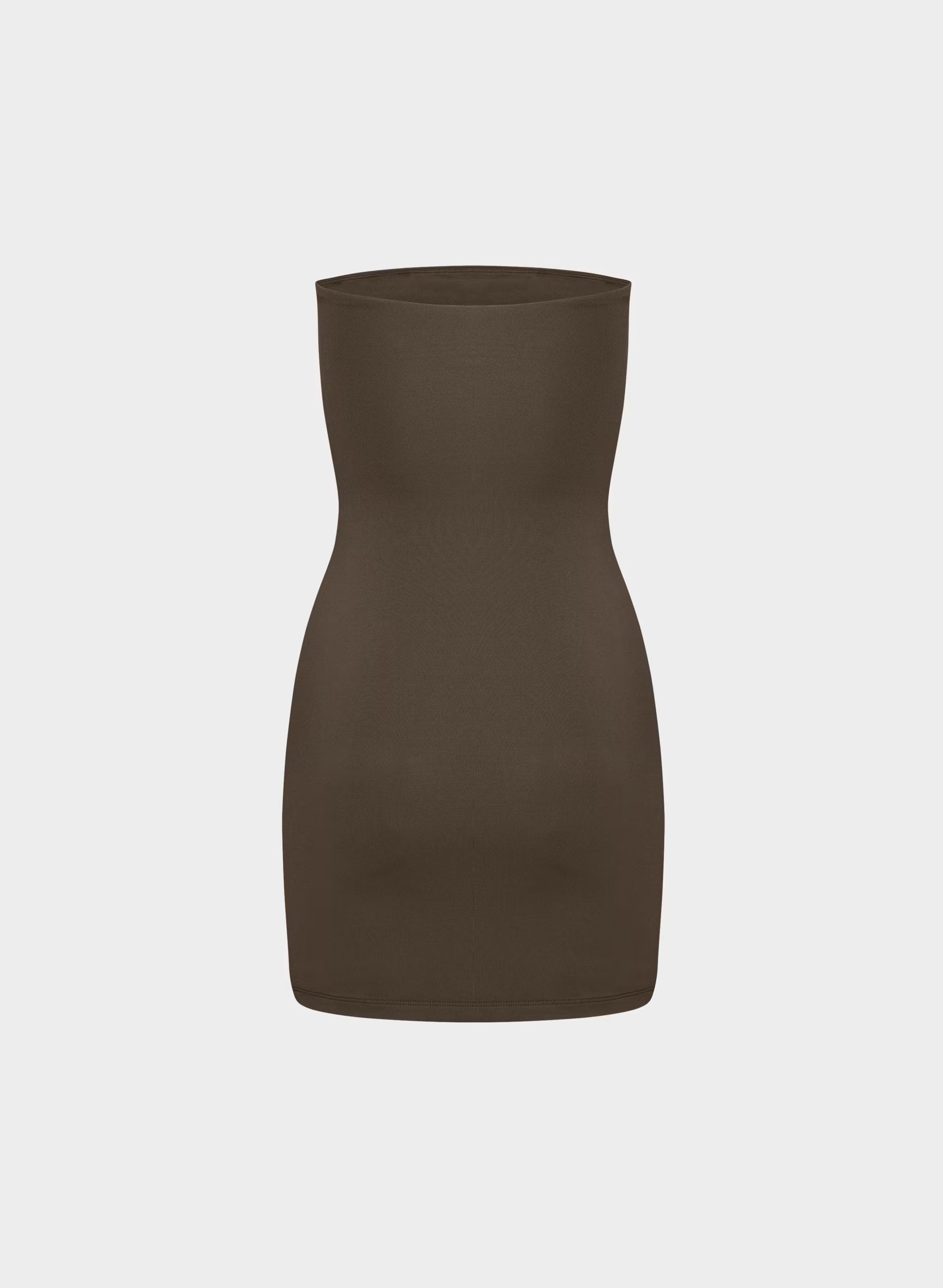 Original Contour Enrapture Mini Tube Dress - RICH MOCHA BROWN