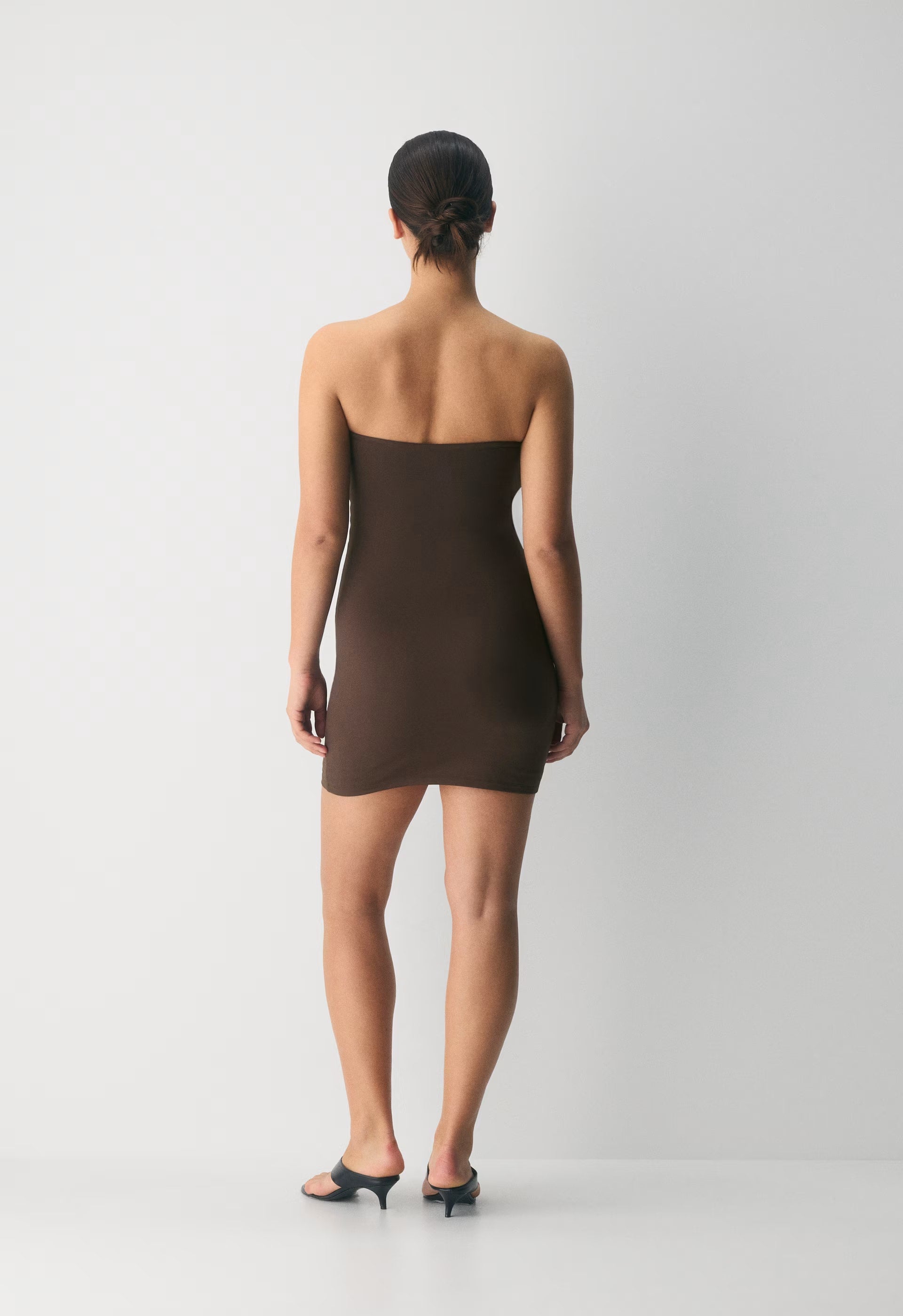 Original Contour Enrapture Mini Tube Dress - RICH MOCHA BROWN