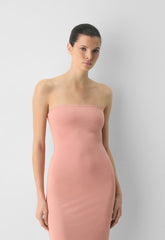 Original Contour Enrapture Maxi Tube Dress - KILN PINK