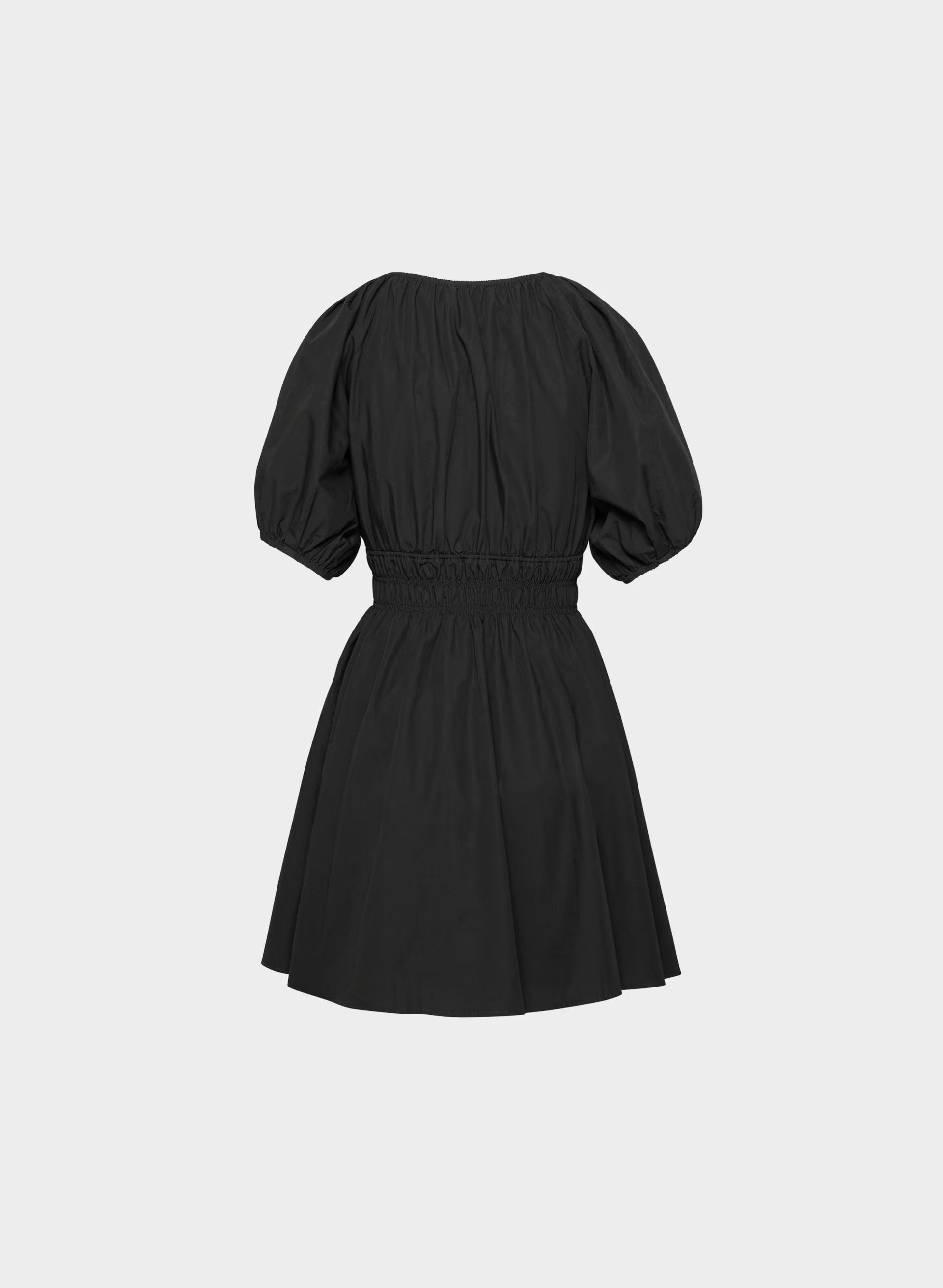 Mason Poplin Dress - BLACK