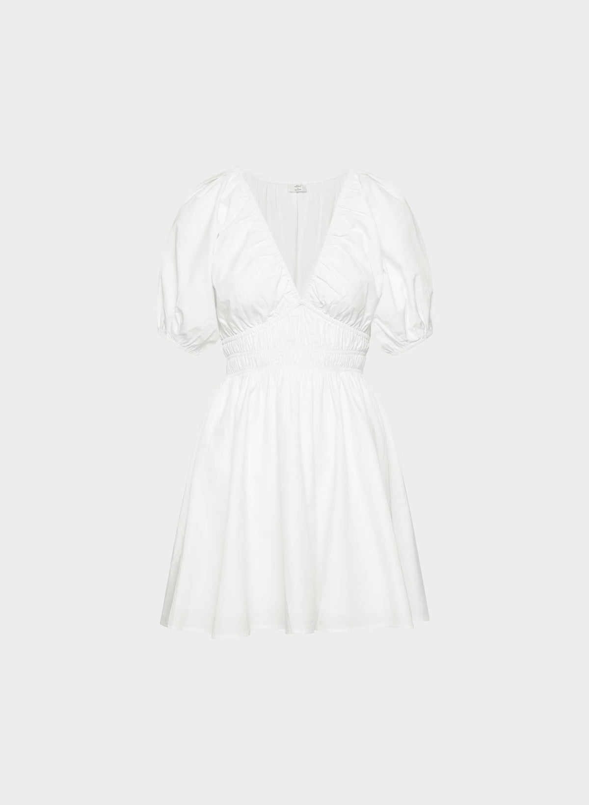 Mason Poplin Dress - BRIGHT WHITE
