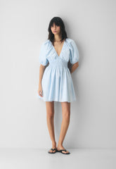 Mason Poplin Dress - VILLA BLUE
