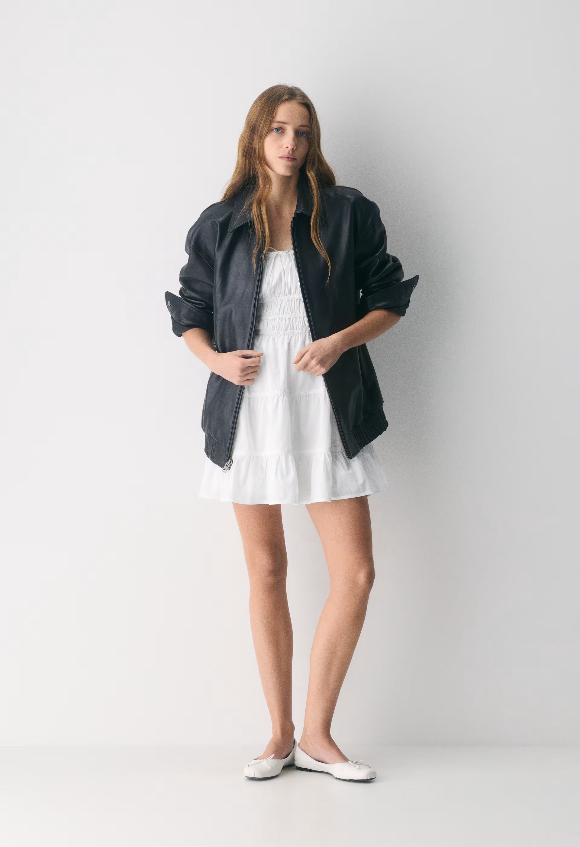 Martine Poplin Dress - BRIGHT WHITE