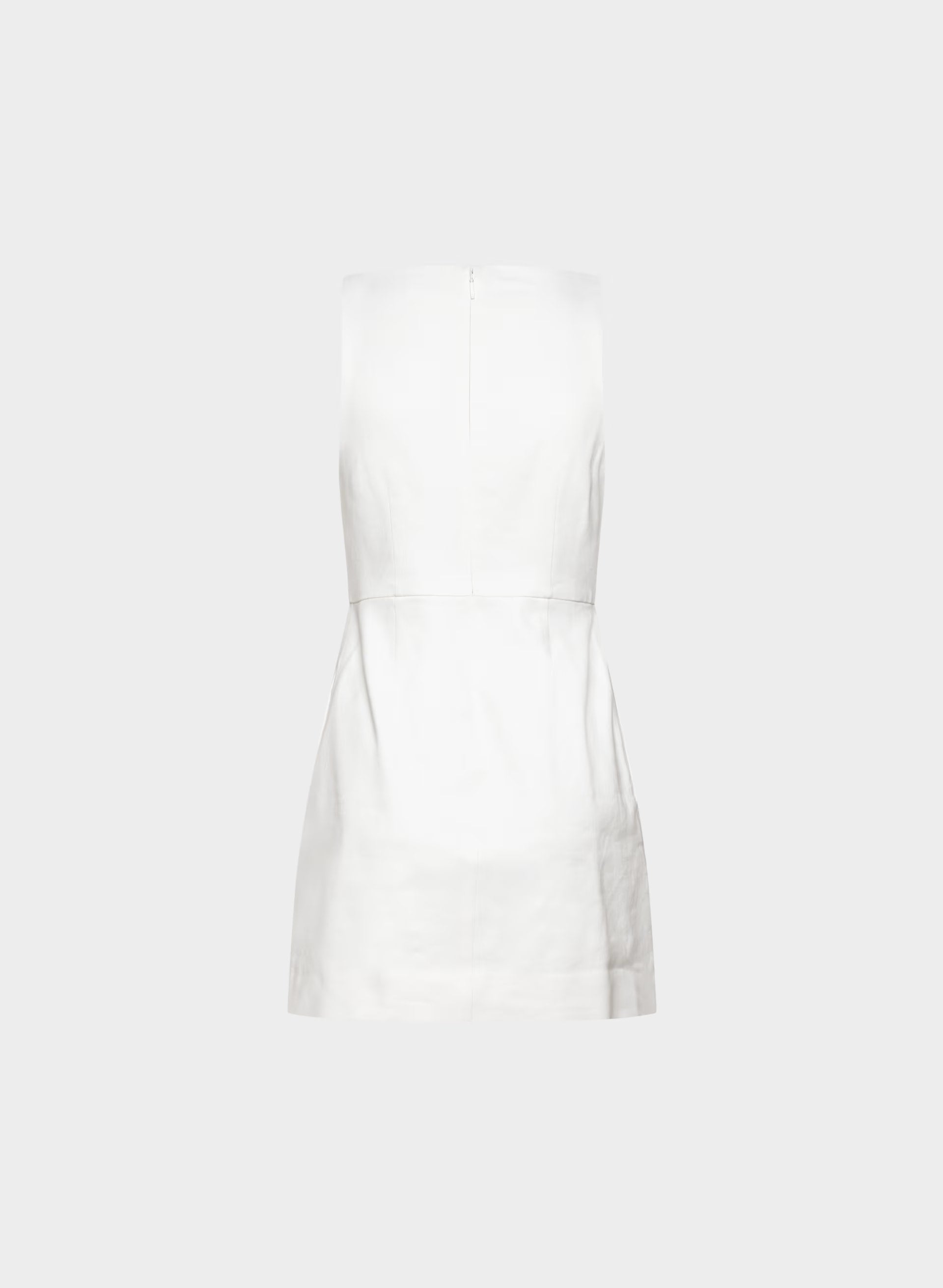 Bond Linen Dress - WHITE