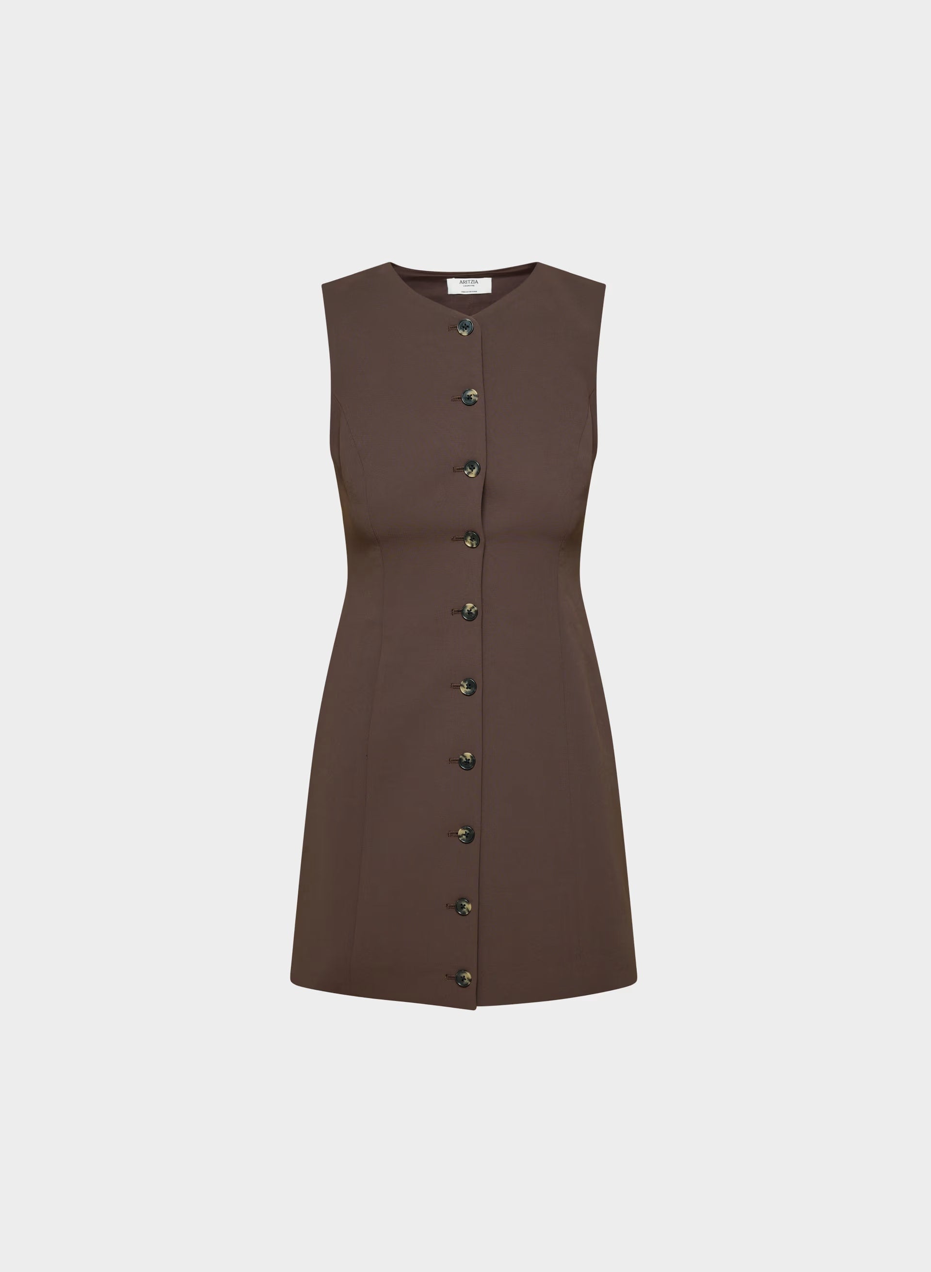 Regal Dress - Crepette™ - RICH MOCHA BROWN