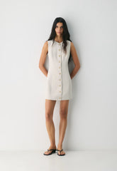 Regal Dress - Crepette™ - METROPOLIS BEIGE