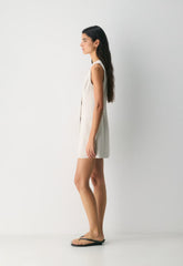Regal Dress - Crepette™ - METROPOLIS BEIGE
