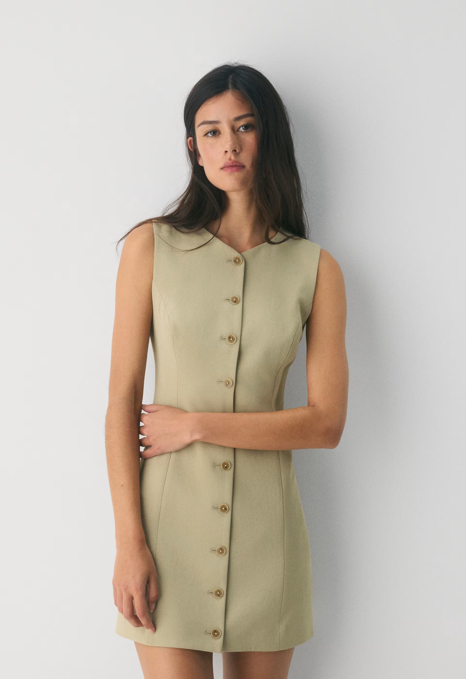 Regal Dress - Crepette™ - MARTINI OLIVE