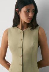 Regal Dress - Crepette™ - MARTINI OLIVE