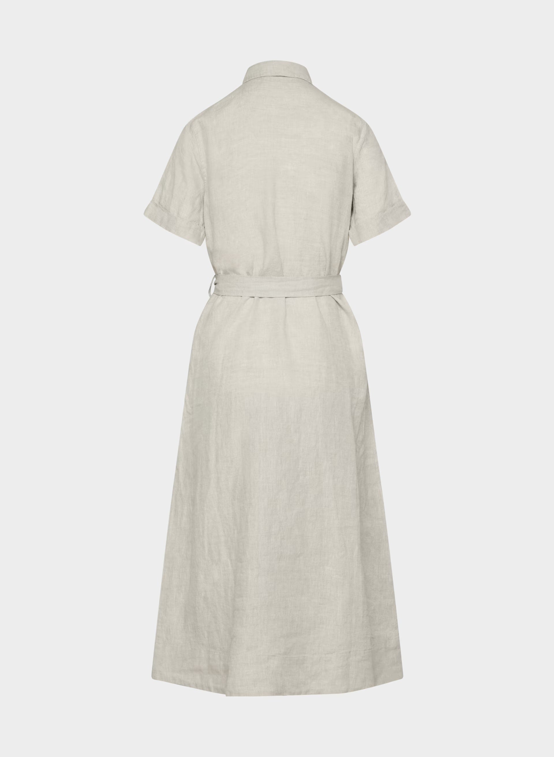 Eleta Linen Maxi Dress - UNDYED ECRU