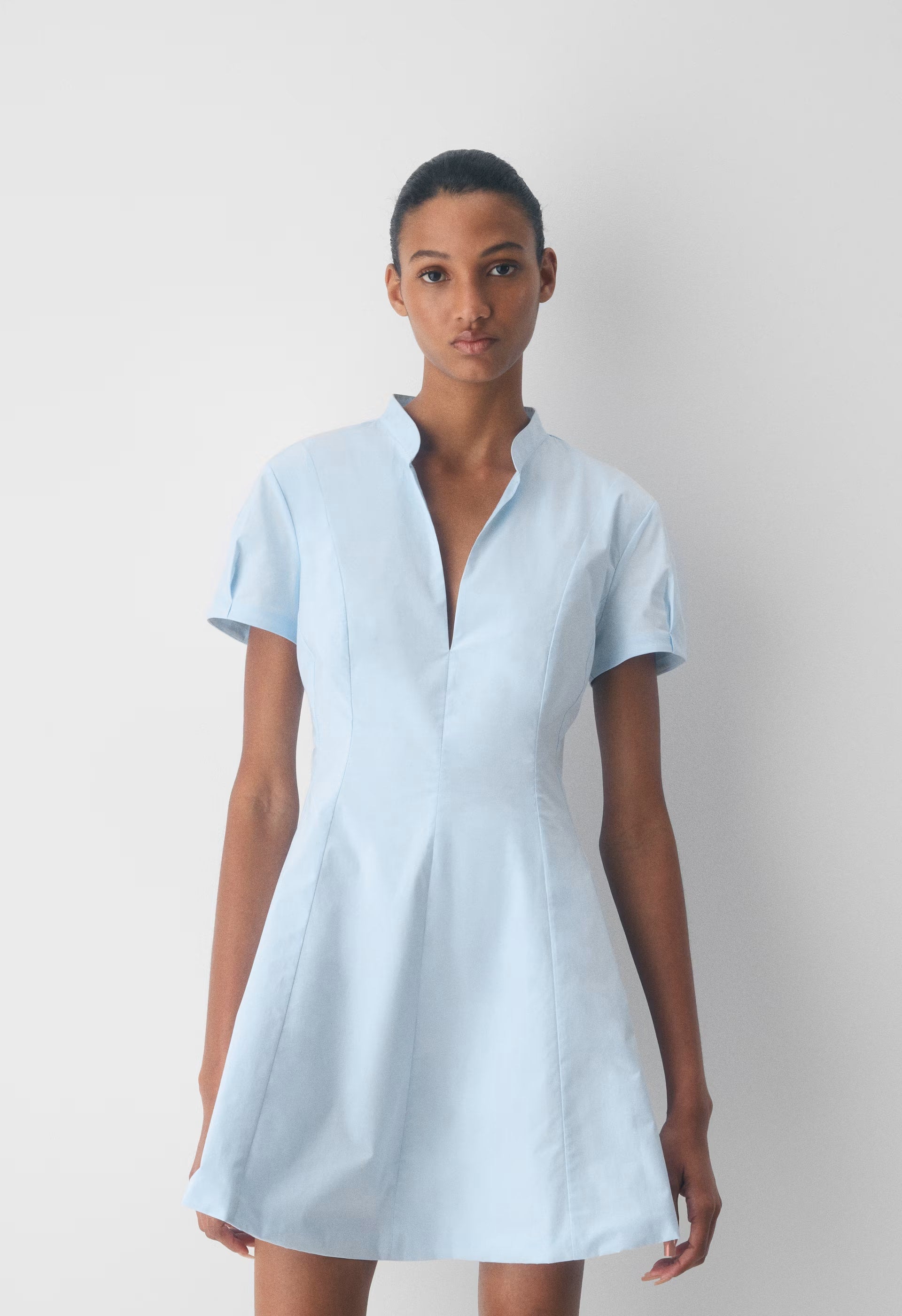 Intro Poplin Dress - VILLA BLUE