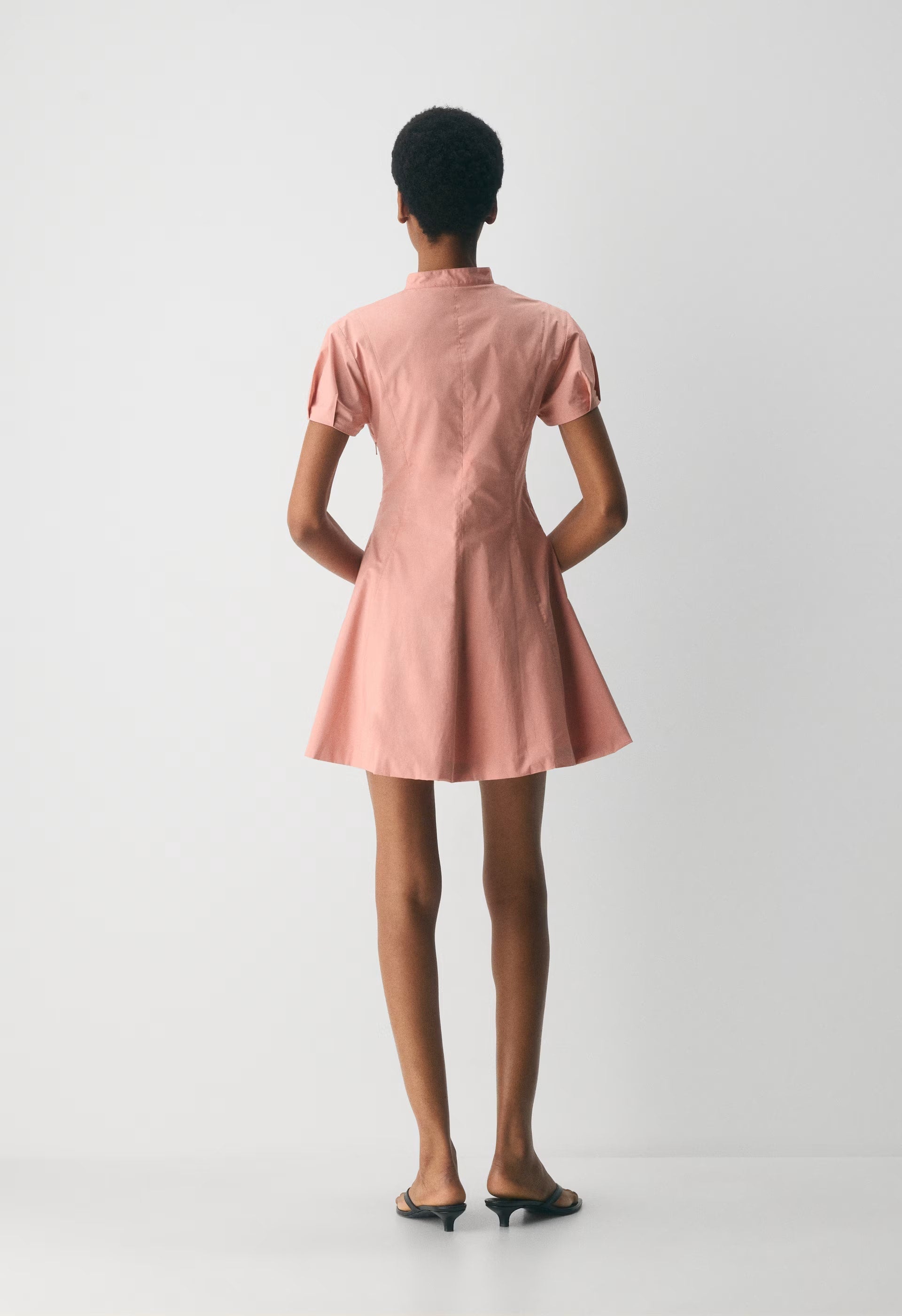 Intro Poplin Dress - KILN PINK
