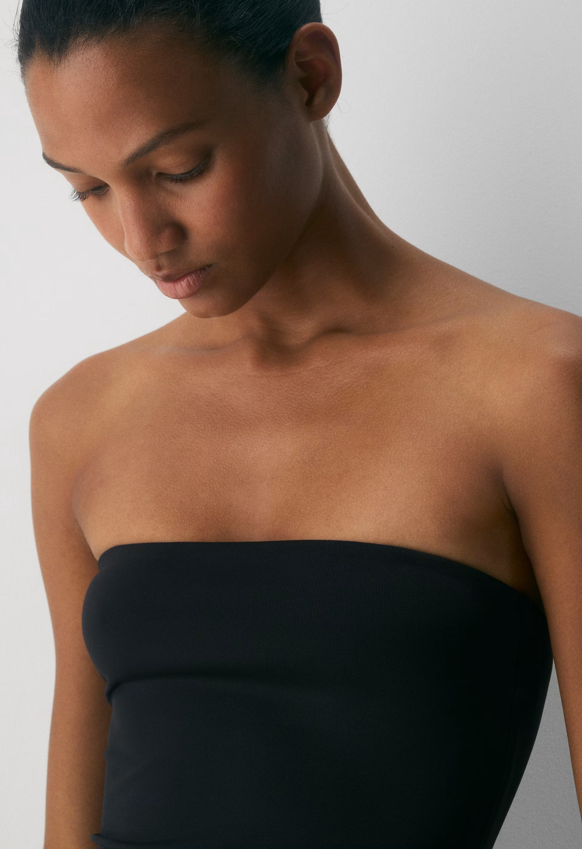 Private Poplin Dress - LIGHT BIRCH/BLACK