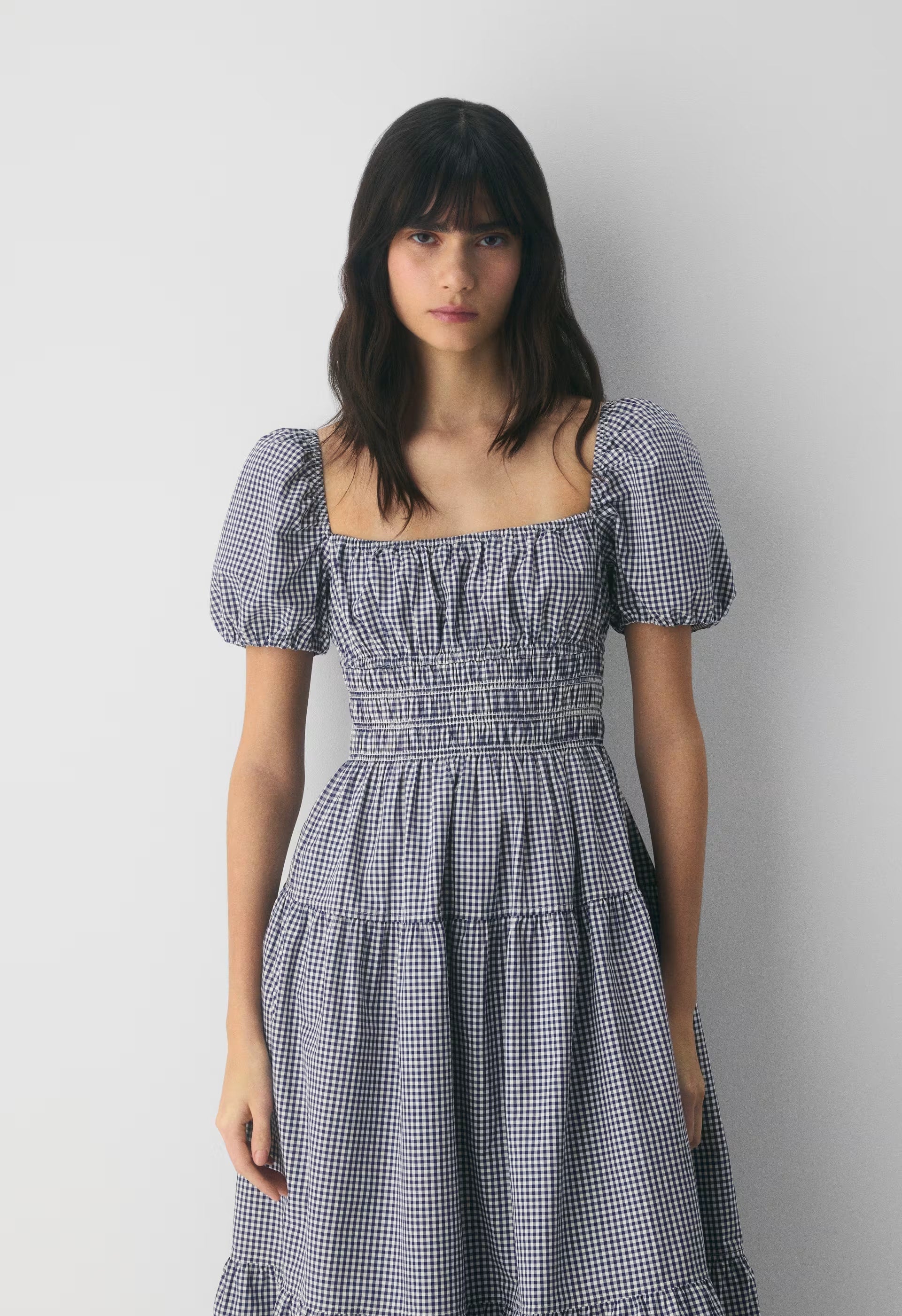 Allegoria Poplin Dress - SRPN CK LT BRH/HBR NVY