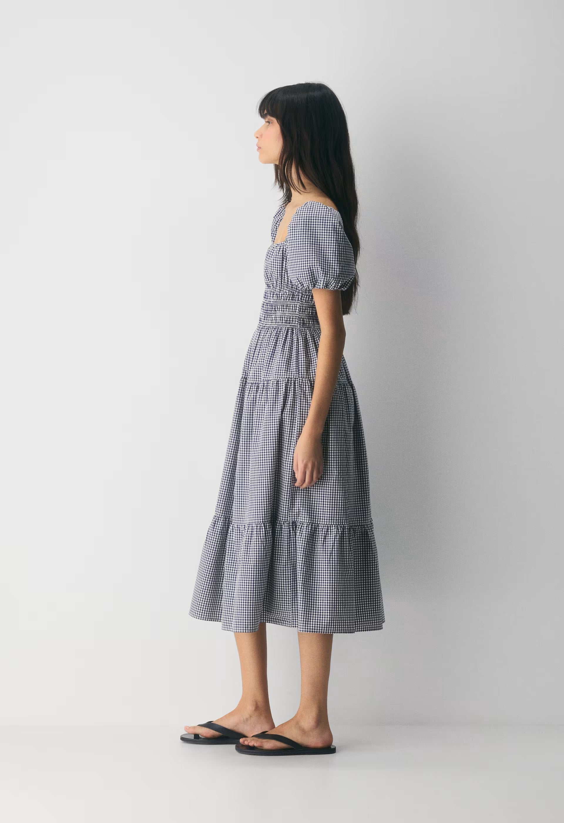 Allegoria Poplin Dress - SRPN CK LT BRH/HBR NVY