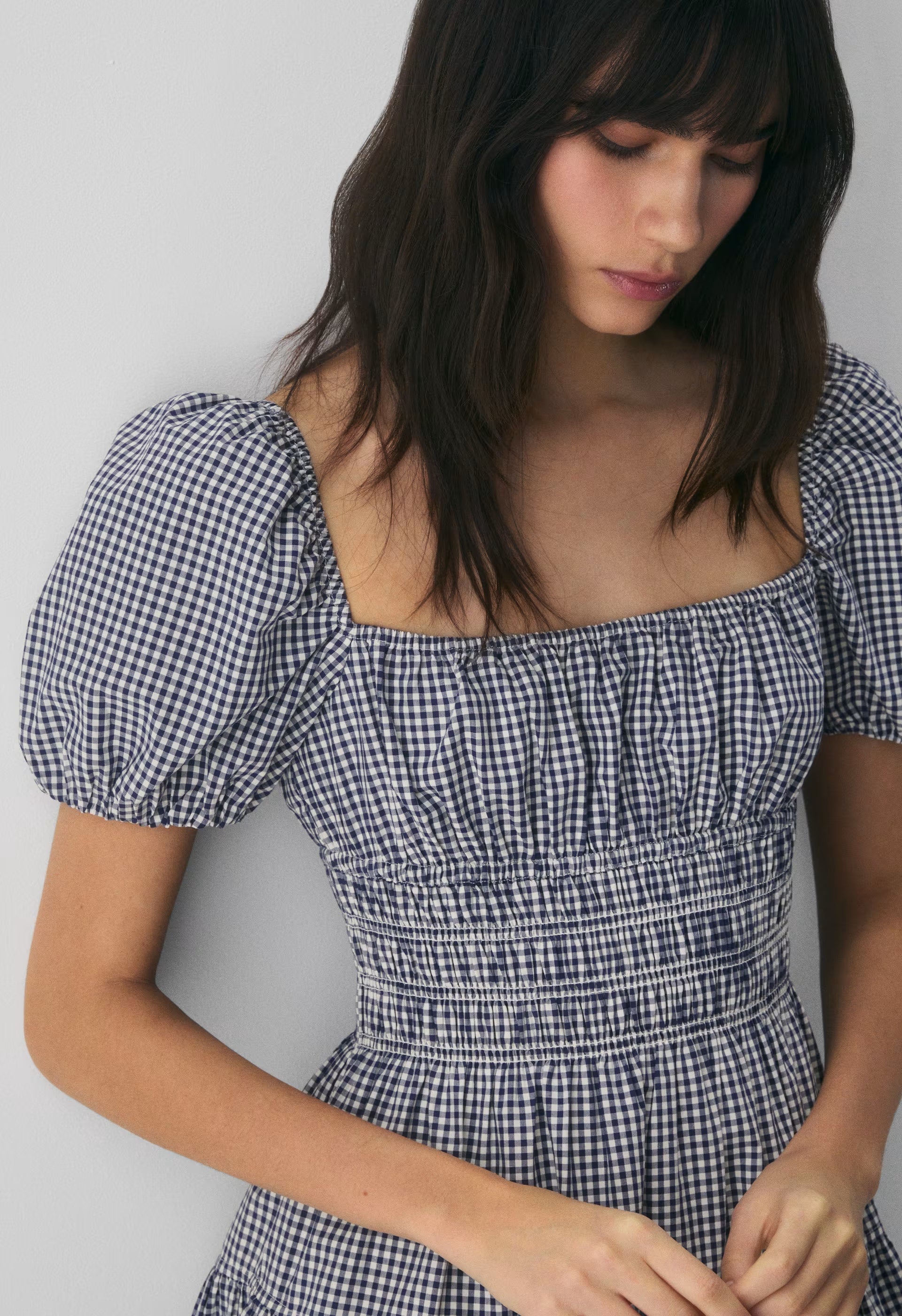 Allegoria Poplin Dress - SRPN CK LT BRH/HBR NVY
