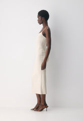 Casual Contour Summon Maxi Cami Dress - HEATHER LIGHT OATMEAL